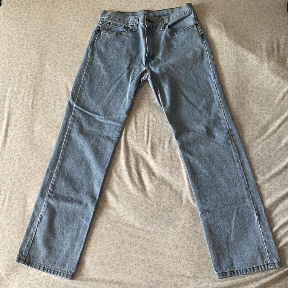 George 32x32 Men’s Light Blue Straight Jeans